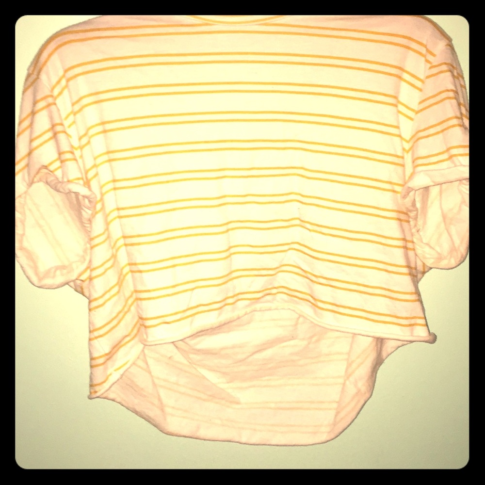 Striped crop top